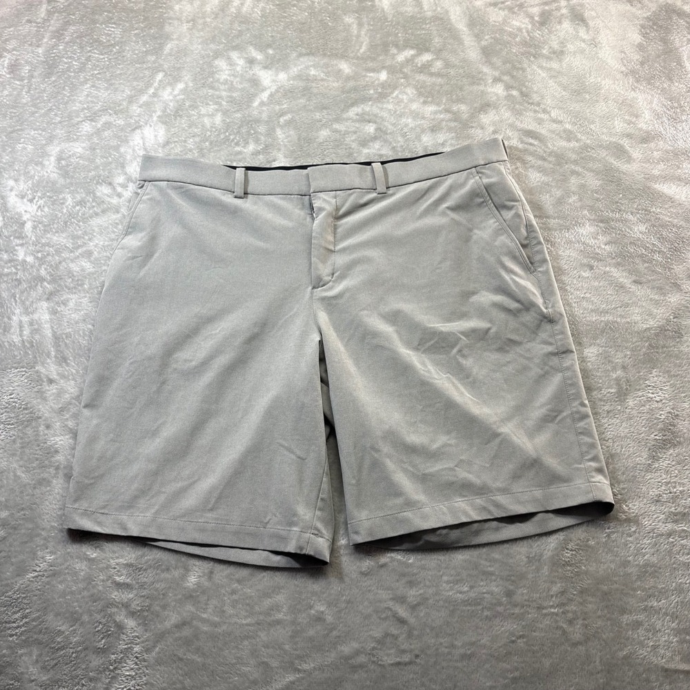 Nike Golf Shorts Mens 42 Gray‎ Dri-FIT Flat Front Stretch Athletic Performance